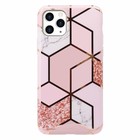 ShieldCase® ShieldCase iPhone 12 Pro Max  Hülle Marmormuster (rosa)