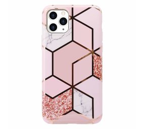 ShieldCase® iPhone 12 Pro Max  Hülle Marmormuster (rosa) ShieldCase® iPhone 12 Pro Max  Hülle Marmormuster (rosa)