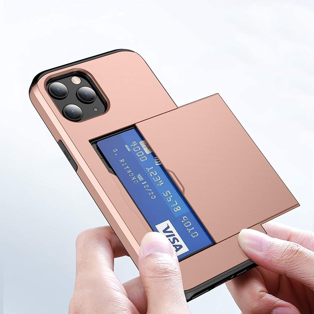 ShieldCase® ShieldCase Kartenhalter Hülle mit Schieber iPhone 12 Pro Max 6,7 Zoll (pink) ShieldCase® ShieldCase Kartenhalter Hülle mit Schieber iPhone 12 Pro Max 6,7 Zoll (pink)