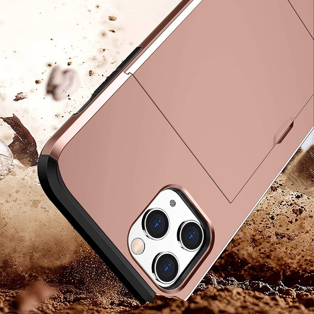 ShieldCase® ShieldCase Kartenhalter Hülle mit Schieber iPhone 12 Pro Max 6,7 Zoll (pink) ShieldCase® ShieldCase Kartenhalter Hülle mit Schieber iPhone 12 Pro Max 6,7 Zoll (pink)
