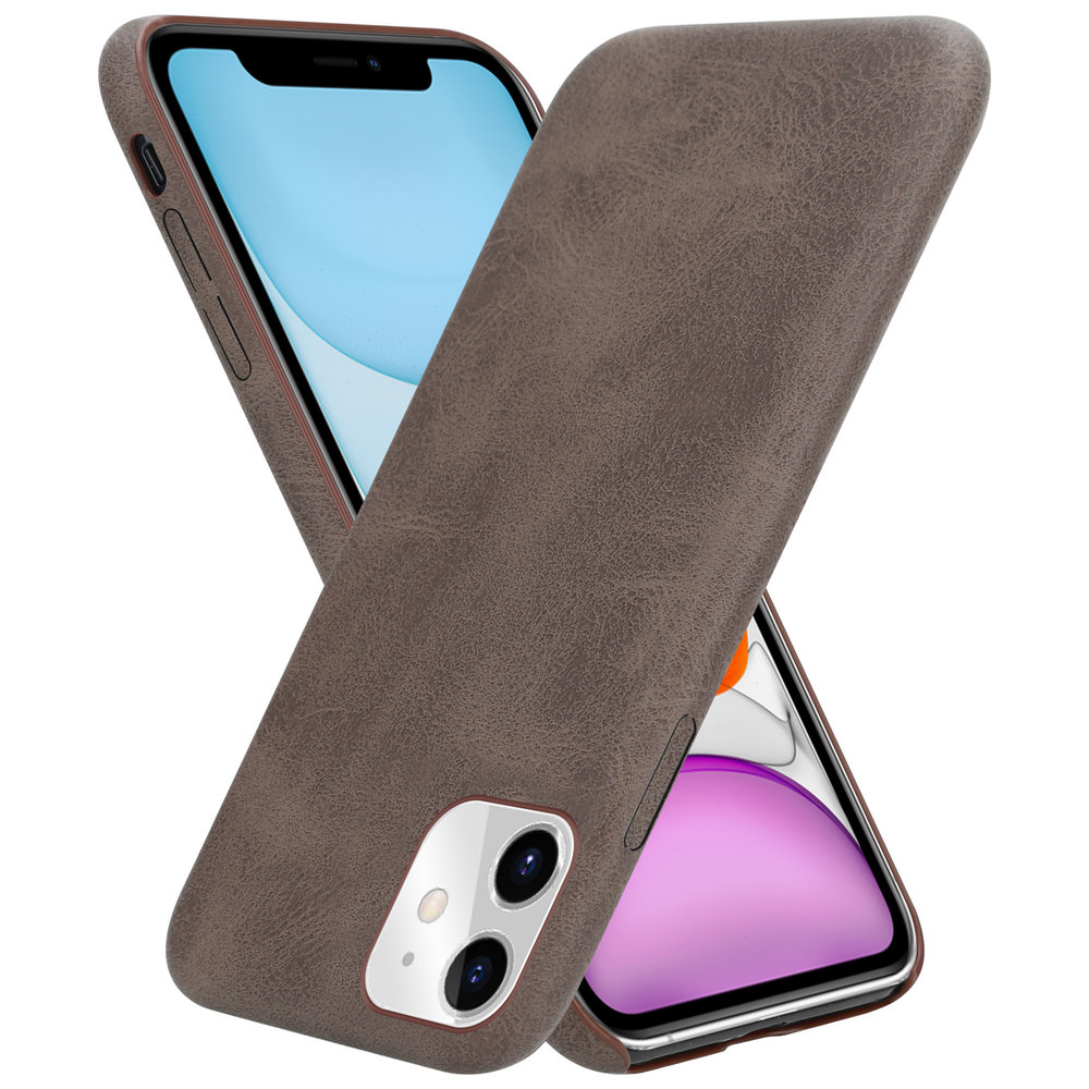 ShieldCase® Shieldcase iPhone 12 Pro Max Hülle Leder (braun)