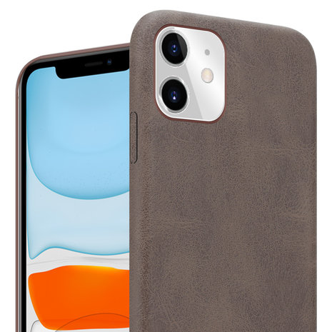 ShieldCase® Shieldcase iPhone 12 Pro Max Hülle Leder (braun)