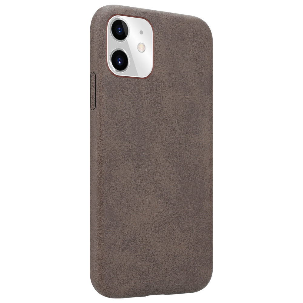 ShieldCase® Shieldcase iPhone 12 Pro Max Hülle Leder (braun)