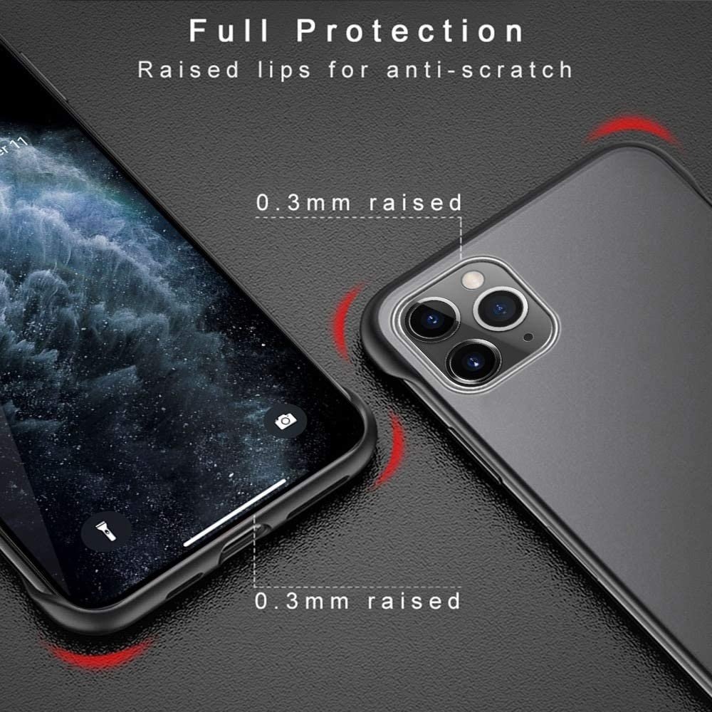 ShieldCase® ShieldCase iPhone 12 Pro Max schlanke Hülle mit Stoßstangen (schwarz) ShieldCase® ShieldCase iPhone 12 Pro Max schlanke Hülle mit Stoßstangen (schwarz)