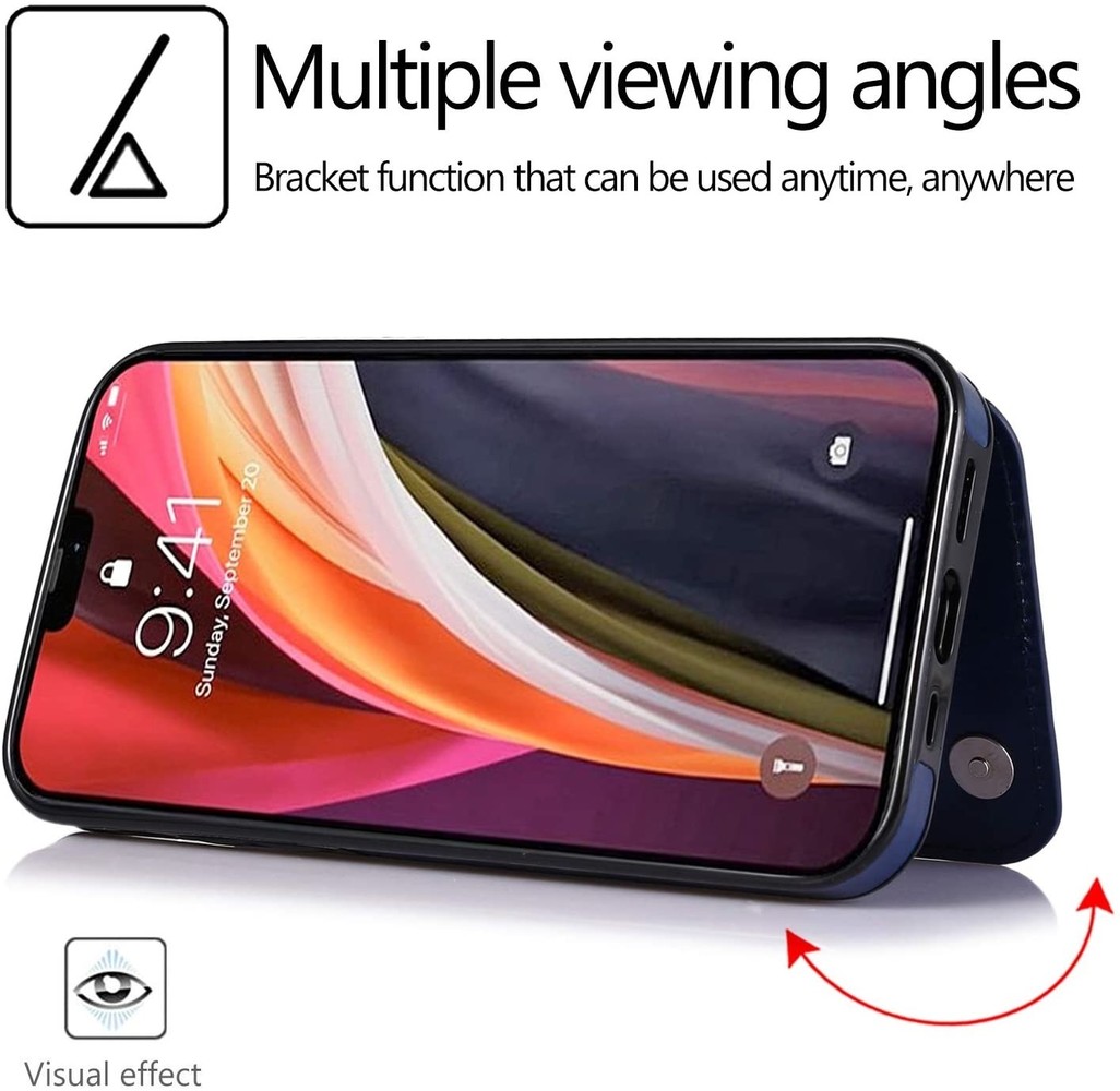 ShieldCase® ShieldCase iPhone 12 Wallet Case (rot) ShieldCase® ShieldCase iPhone 12 Wallet Case (rot)