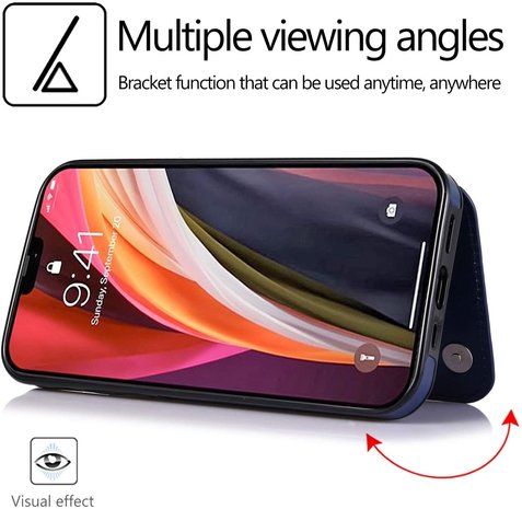 ShieldCase® ShieldCase iPhone 12 Wallet Case (rot) ShieldCase® ShieldCase iPhone 12 Wallet Case (rot)