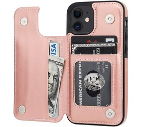 ShieldCase® iPhone 12 Wallet Case (rosa)