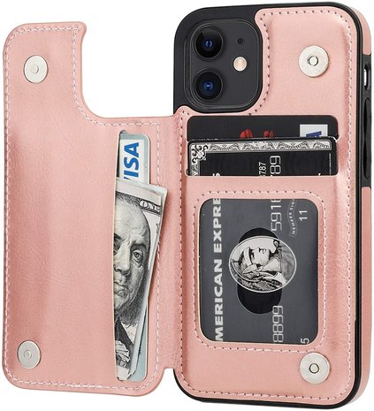 ShieldCase® ShieldCase iPhone 12 Wallet Case (rosa) ShieldCase® ShieldCase iPhone 12 Wallet Case (rosa)