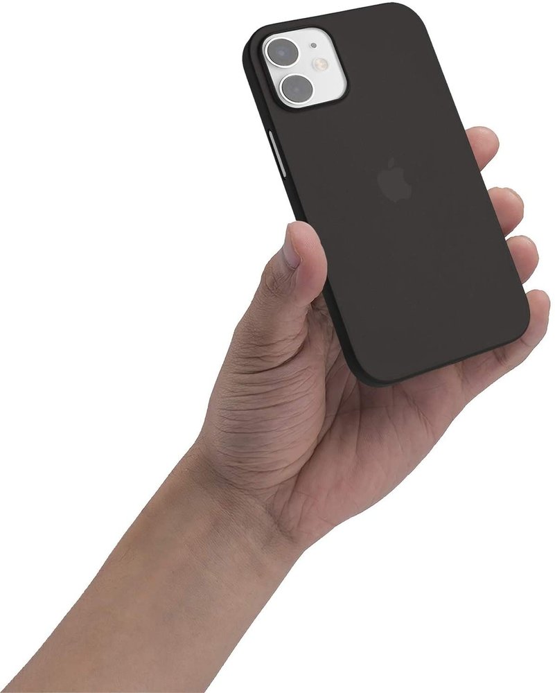 ShieldCase® ShieldCase Extrem dünne iPhone 12 Hülle (schwarz)