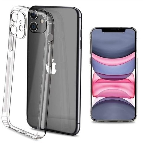 ShieldCase® Shieldcase Silikonhülle mit Kameraschutz iPhone 12 (transparent) ShieldCase® Shieldcase Silikonhülle mit Kameraschutz iPhone 12 (transparent)