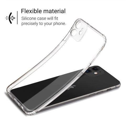 ShieldCase® Shieldcase Silikonhülle mit Kameraschutz iPhone 12 (transparent) ShieldCase® Shieldcase Silikonhülle mit Kameraschutz iPhone 12 (transparent)