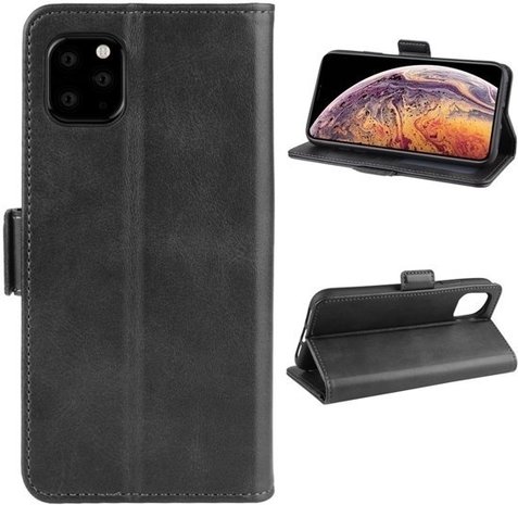 ShieldCase® ShieldCase iPhone 12 Bookcase Leder (schwarz) ShieldCase® ShieldCase iPhone 12 Bookcase Leder (schwarz)