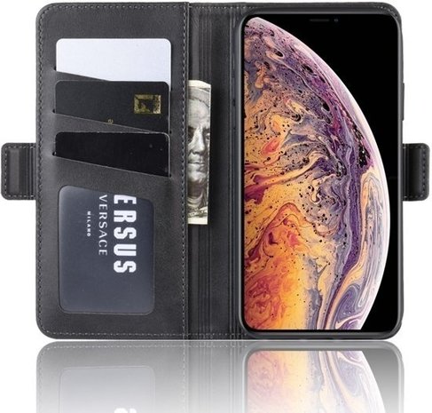 ShieldCase® ShieldCase iPhone 12 Bookcase Leder (schwarz) ShieldCase® ShieldCase iPhone 12 Bookcase Leder (schwarz)