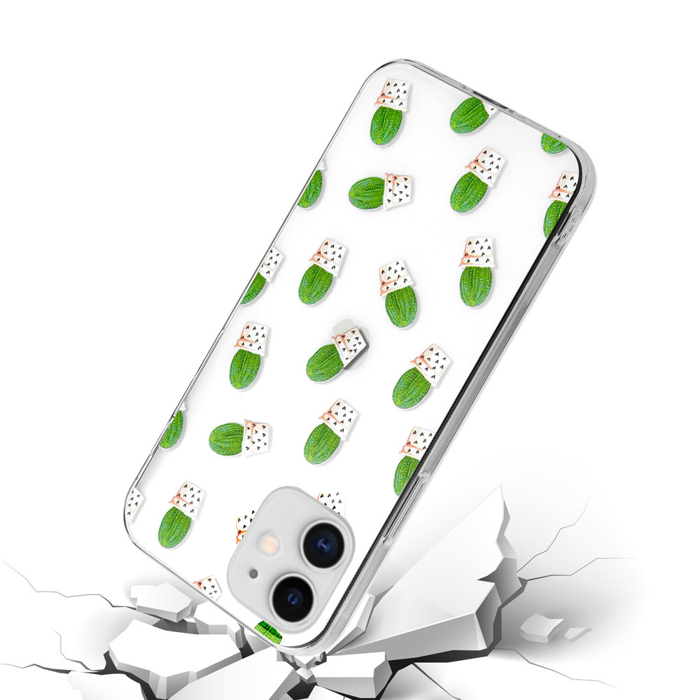 ShieldCase® ShieldCase Cute Cactus iPhone 12 Hülle ShieldCase® ShieldCase Cute Cactus iPhone 12 Hülle
