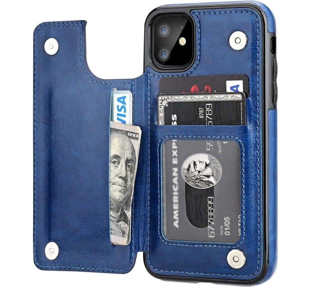 ShieldCase® ShieldCase iPhone 12 Mini Wallet Case (blau) ShieldCase® ShieldCase iPhone 12 Mini Wallet Case (blau)