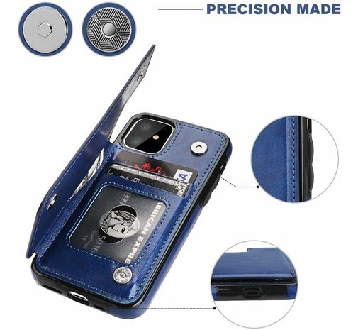 ShieldCase® ShieldCase iPhone 12 Mini Wallet Case (blau) ShieldCase® ShieldCase iPhone 12 Mini Wallet Case (blau)