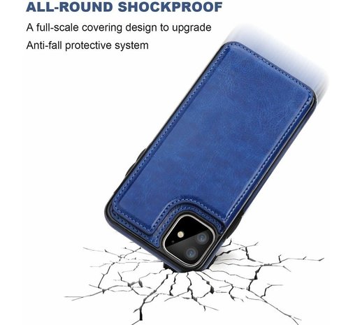 ShieldCase® ShieldCase iPhone 12 Mini Wallet Case (blau) ShieldCase® ShieldCase iPhone 12 Mini Wallet Case (blau)