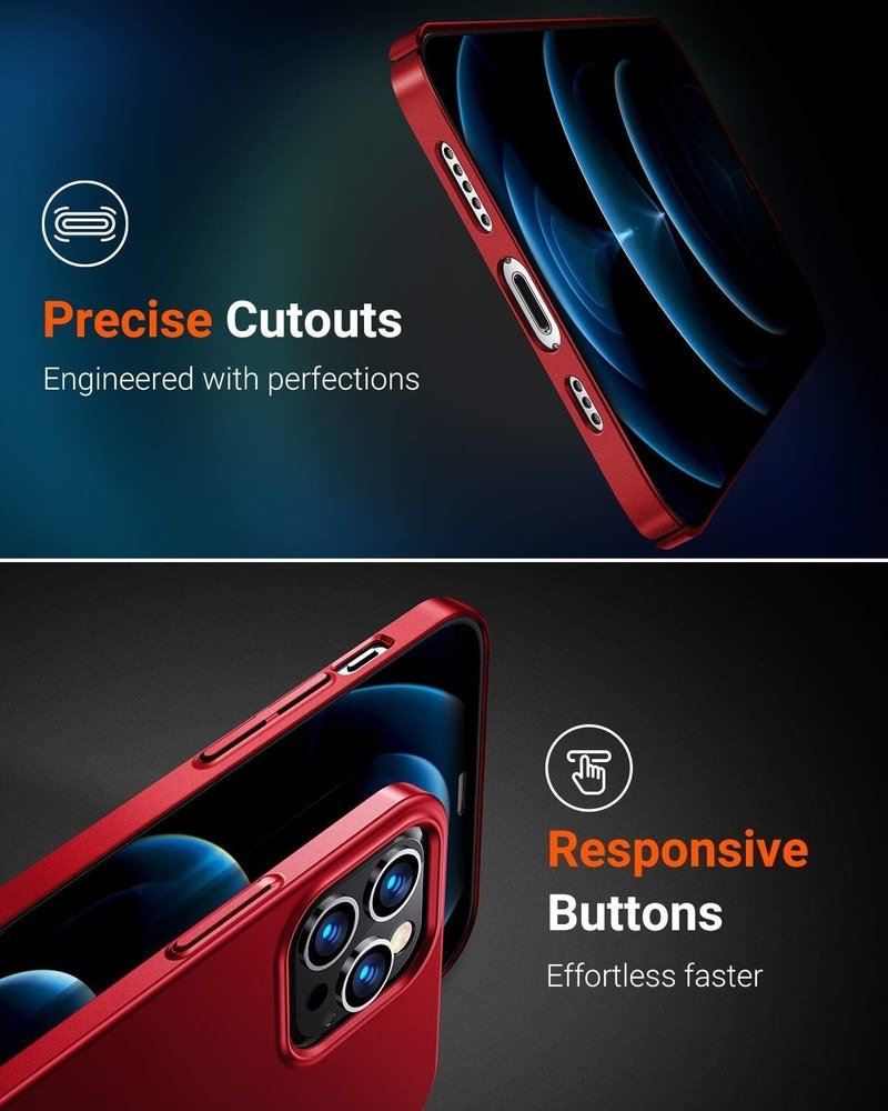 ShieldCase® Shieldcase iPhone 12 Pro Ultra Slim Case (rot) ShieldCase® Shieldcase iPhone 12 Pro Ultra Slim Case (rot)