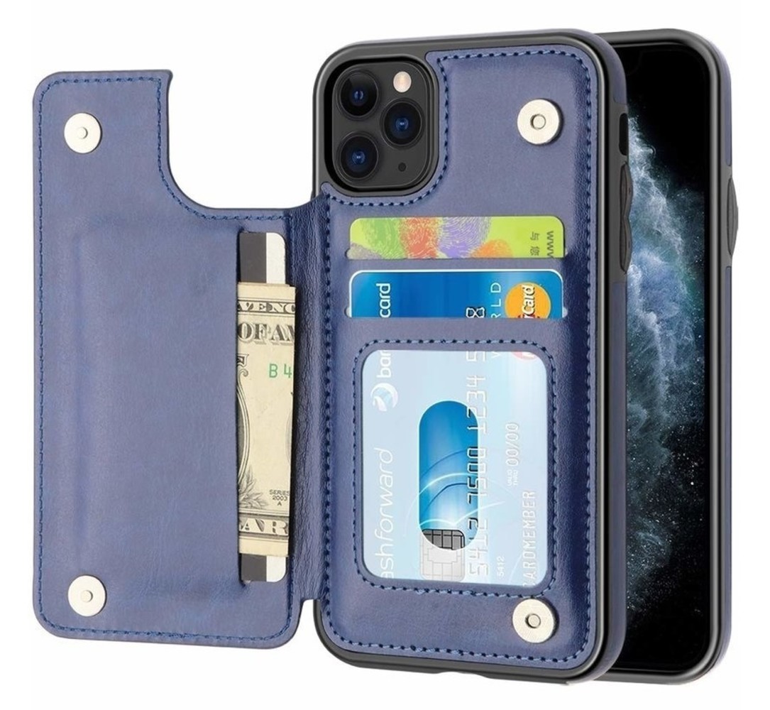 ShieldCase® ShieldCase iPhone 12 Pro Wallet Case (blau) ShieldCase® ShieldCase iPhone 12 Pro Wallet Case (blau)