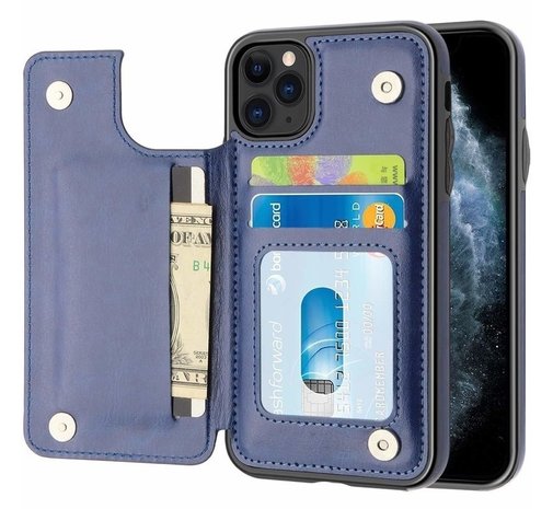 ShieldCase® ShieldCase iPhone 12 Pro Wallet Case (blau) ShieldCase® ShieldCase iPhone 12 Pro Wallet Case (blau)