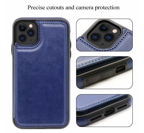 ShieldCase® ShieldCase iPhone 12 Pro Wallet Case (blau) ShieldCase® ShieldCase iPhone 12 Pro Wallet Case (blau)
