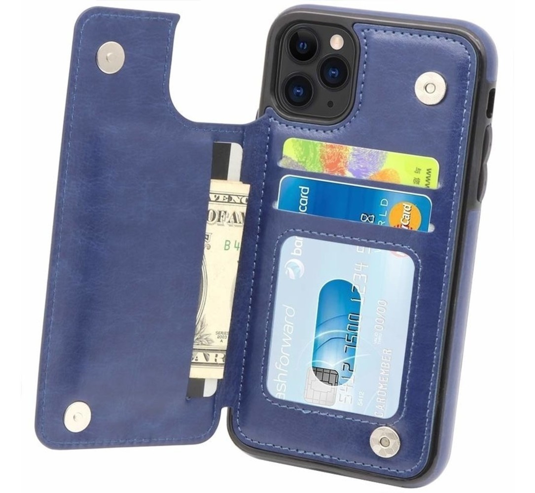ShieldCase® ShieldCase iPhone 12 Pro Wallet Case (blau) ShieldCase® ShieldCase iPhone 12 Pro Wallet Case (blau)
