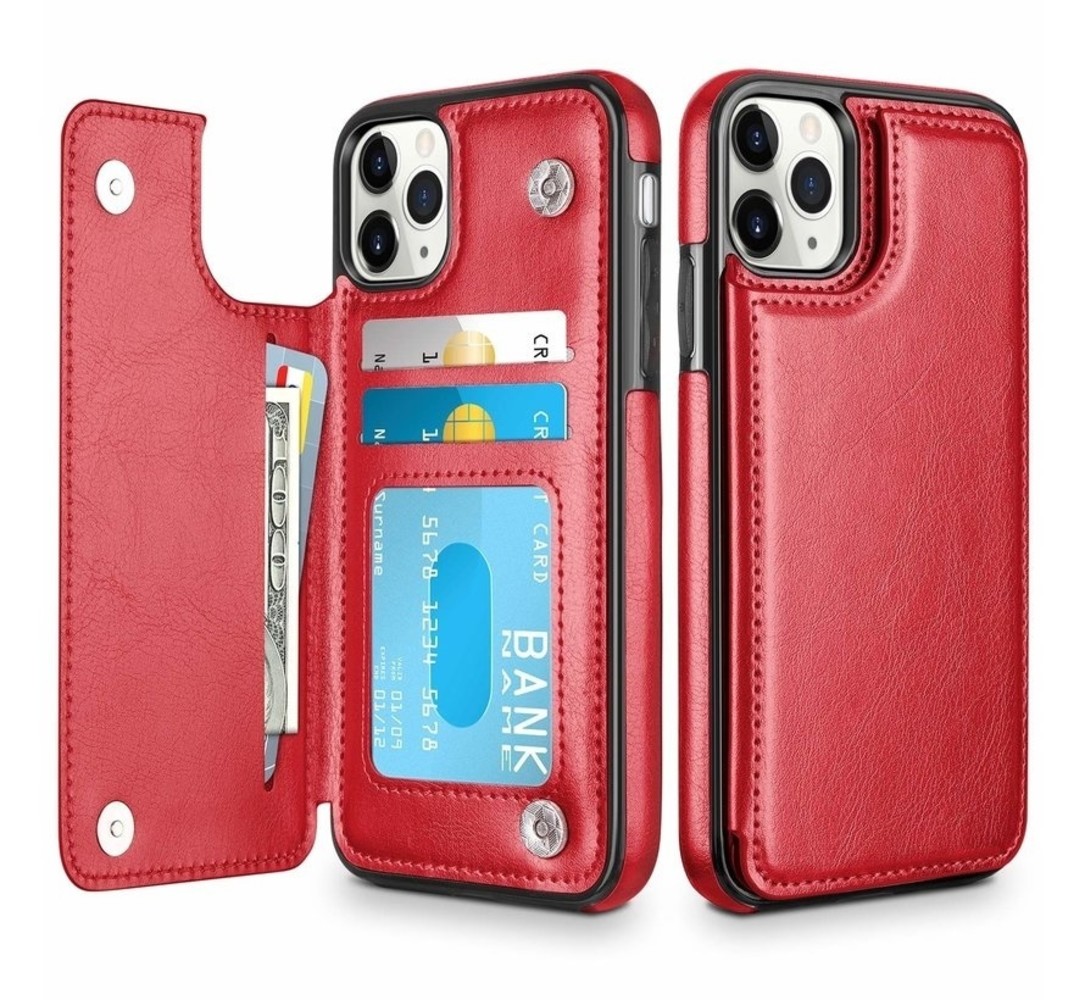 ShieldCase® ShieldCase iPhone 12 Pro Wallet Case (rot) ShieldCase® ShieldCase iPhone 12 Pro Wallet Case (rot)