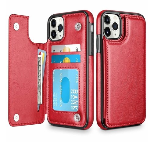 ShieldCase® ShieldCase iPhone 12 Pro Wallet Case (rot) ShieldCase® ShieldCase iPhone 12 Pro Wallet Case (rot)