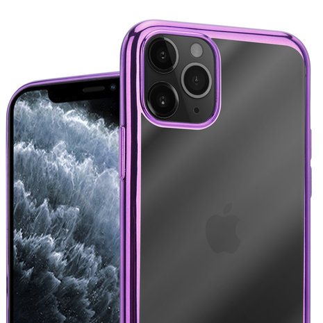 ShieldCase® ShieldCase iPhone 12 Pro Metallic Bumper Case (lila)