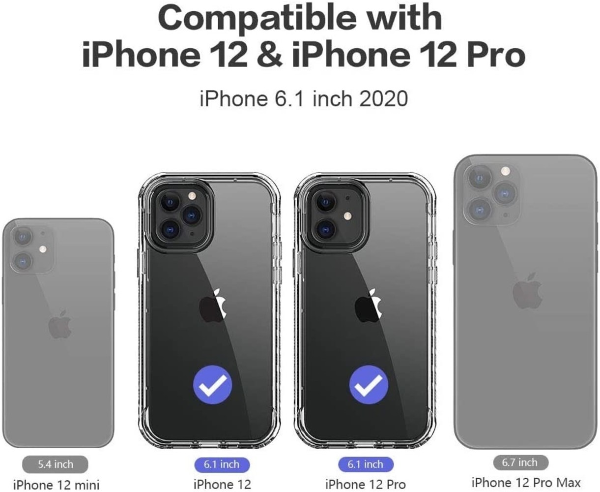 ShieldCase® ShieldCase Bumper Shock Case iPhone 12 Pro (schwarz) ShieldCase® ShieldCase Bumper Shock Case iPhone 12 Pro (schwarz)