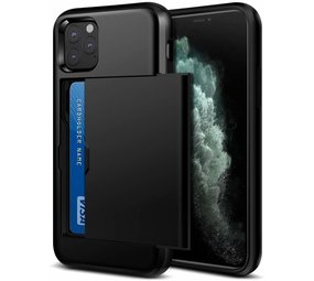 ShieldCase® Kartenetui mit Schieber iPhone 12 Pro - 6,1 Zoll (schwarz)