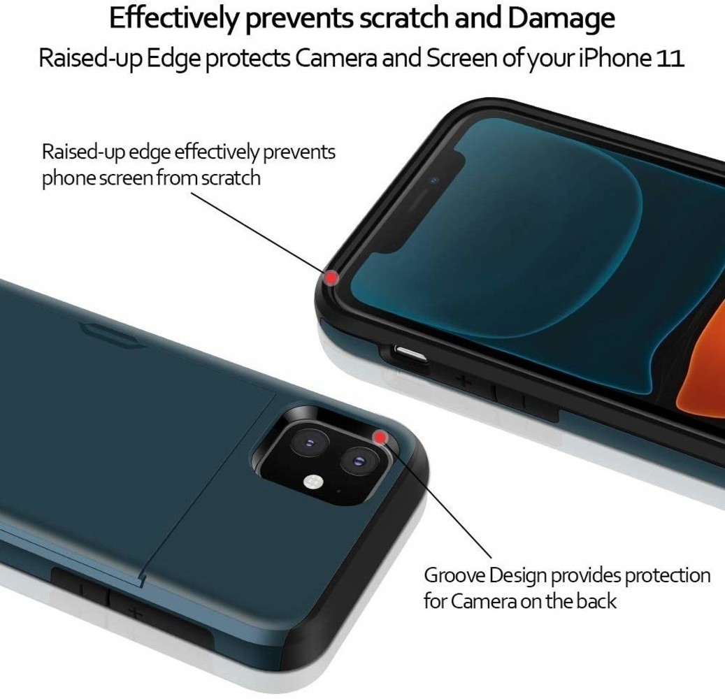 ShieldCase® ShieldCase Kartenhalter Hülle mit Schieber iPhone 12 Mini - 5,4 Zoll (blau) ShieldCase® ShieldCase Kartenhalter Hülle mit Schieber iPhone 12 Mini - 5,4 Zoll (blau)