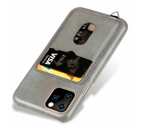ShieldCase® Vintage Hülle mit Kartenfach Phone 12 Pro (grau) ShieldCase® Vintage Hülle mit Kartenfach Phone 12 Pro (grau)