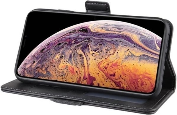 ShieldCase® ShieldCase iPhone 12 Pro bookcase Leder (schwarz)