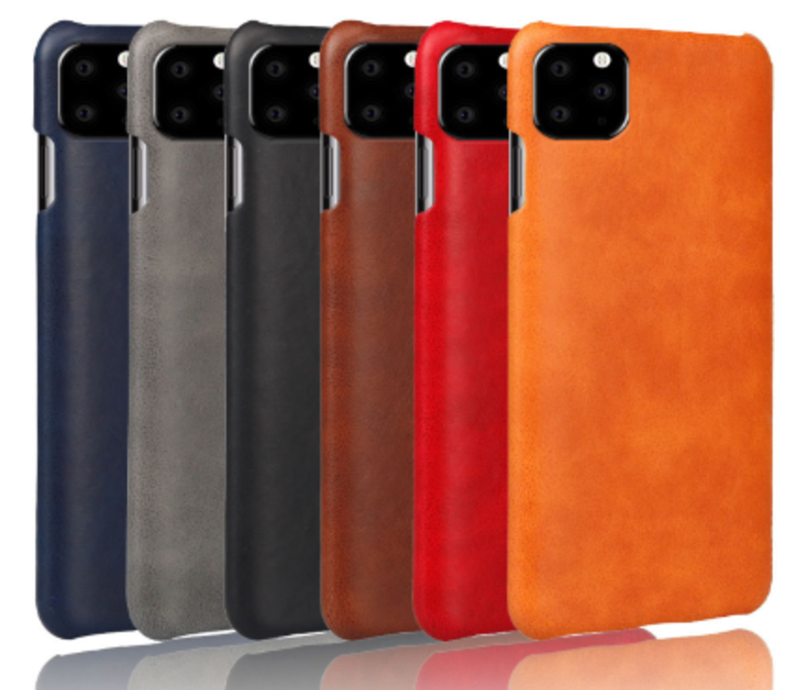 ShieldCase® Shieldcase iPhone 12 Pro Vintage Leder Case (grau) ShieldCase® Shieldcase iPhone 12 Pro Vintage Leder Case (grau)