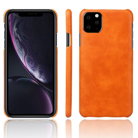 ShieldCase® Shieldcase iPhone 12 Pro Vintage Leder Case (orange) ShieldCase® Shieldcase iPhone 12 Pro Vintage Leder Case (orange)