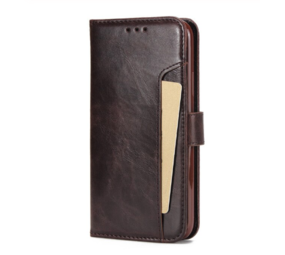 ShieldCase® iPhone 12 Pro Abnehmbare Booktype Hülle (braun)