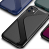 ShieldCase® Shieldcase Gestreifte Silikonhülle für iPhone 12 Pro (schwarz) ShieldCase® Shieldcase Gestreifte Silikonhülle für iPhone 12 Pro (schwarz)