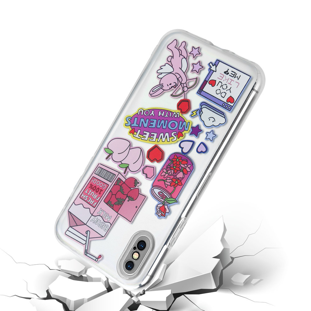 ShieldCase® ShieldCase Pink Dreams iPhone X / Xs Hülle ShieldCase® ShieldCase Pink Dreams iPhone X / Xs Hülle