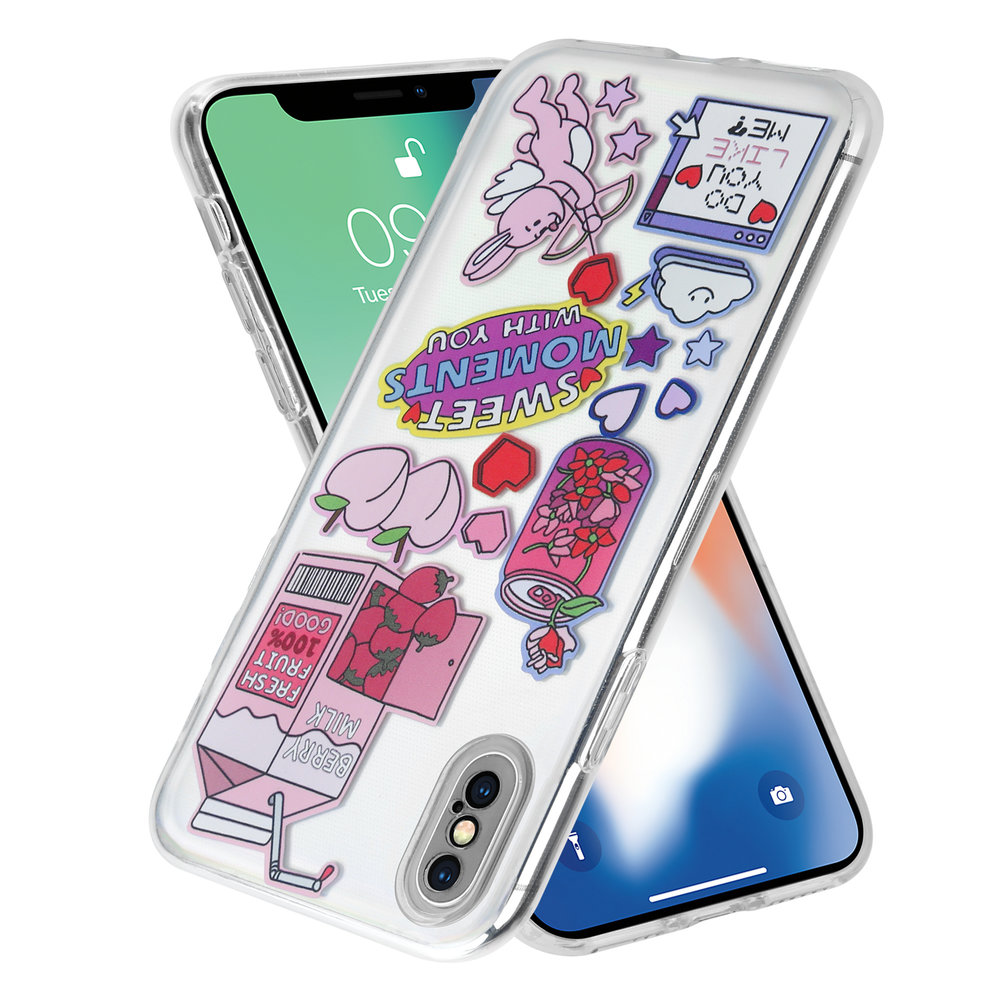 ShieldCase® ShieldCase Pink Dreams iPhone X / Xs Hülle ShieldCase® ShieldCase Pink Dreams iPhone X / Xs Hülle