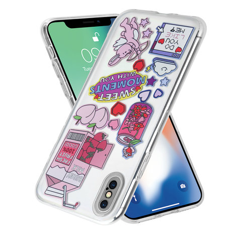 ShieldCase® ShieldCase Pink Dreams iPhone X / Xs Hülle ShieldCase® ShieldCase Pink Dreams iPhone X / Xs Hülle