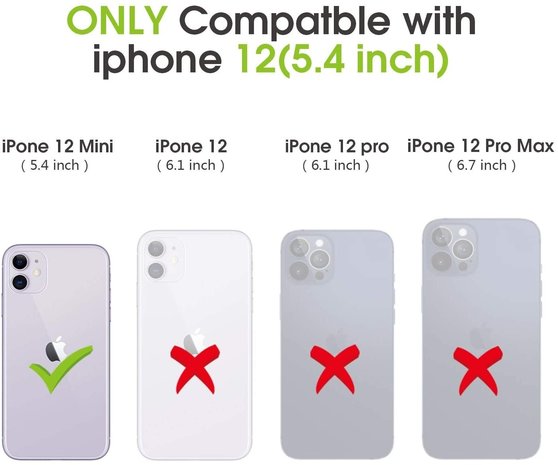 ShieldCase® ShieldCase iPhone 12 Mini 3D Displayschutzfolie ShieldCase® ShieldCase iPhone 12 Mini 3D Displayschutzfolie