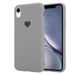 ShieldCase® LOVE Silikonhülle iPhone Xr (grau) ShieldCase® LOVE Silikonhülle iPhone Xr (grau)