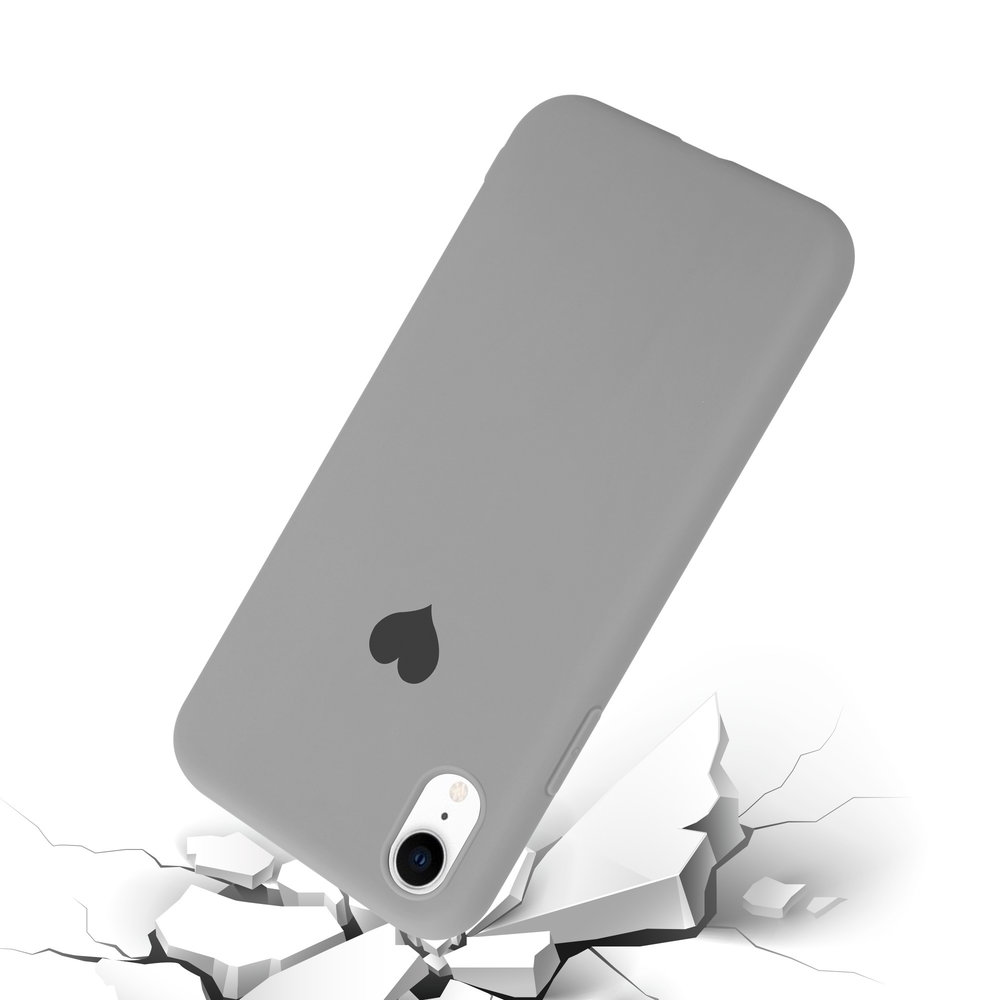 ShieldCase® ShieldCase LOVE Silikonhülle iPhone Xr (grau) ShieldCase® ShieldCase LOVE Silikonhülle iPhone Xr (grau)