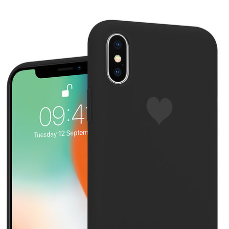 ShieldCase® ShieldCase LOVE Silikonhülle iPhone X / Xs (schwarz) ShieldCase® ShieldCase LOVE Silikonhülle iPhone X / Xs (schwarz)
