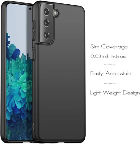 ShieldCase® Shieldcase Slim Case Samsung Galaxy S21 (schwarz) ShieldCase® Shieldcase Slim Case Samsung Galaxy S21 (schwarz)