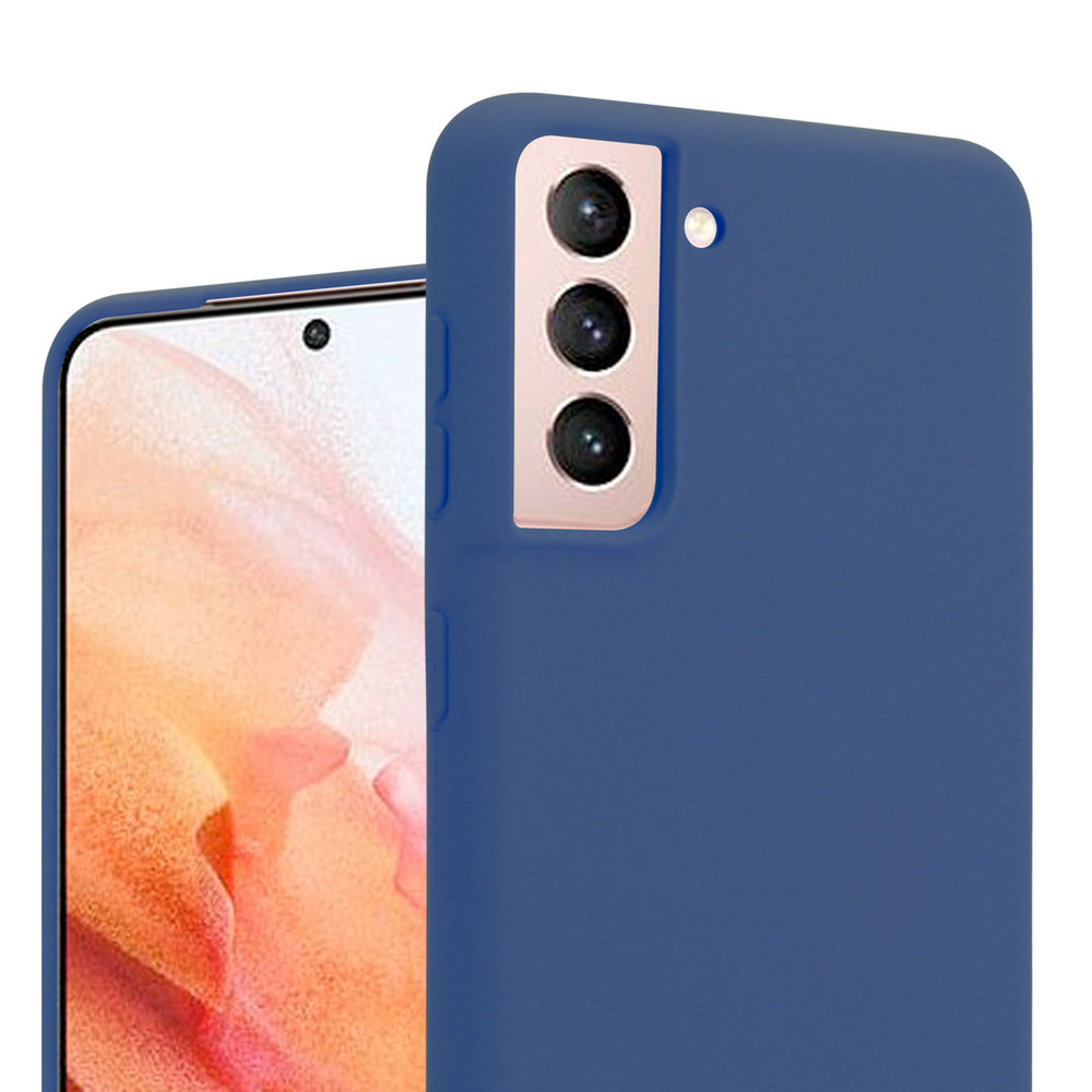 ShieldCase® Shieldcase Samsung Galaxy S21 Hülle Silikon (blau)
