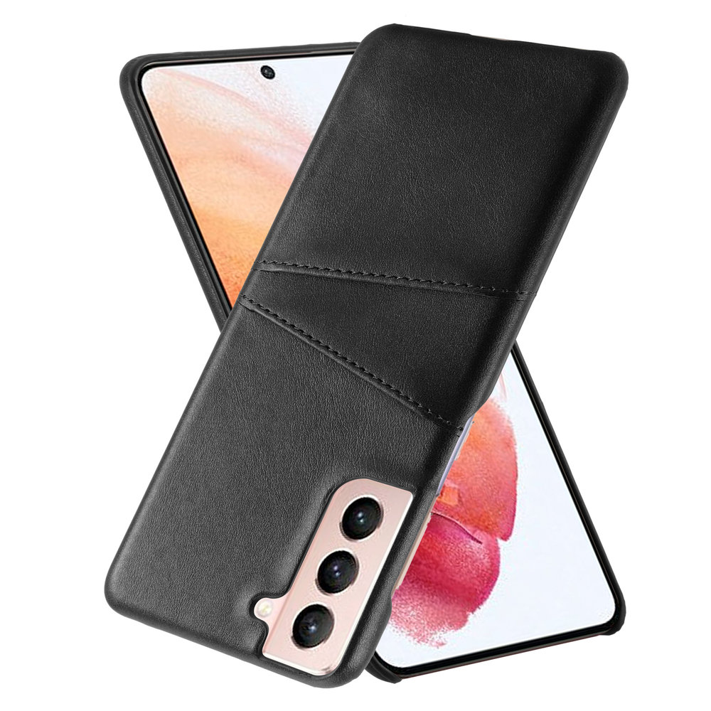 ShieldCase® Shieldcase Vintage Hülle mit Kartenfach Samsung Galaxy S21 (schwarz)