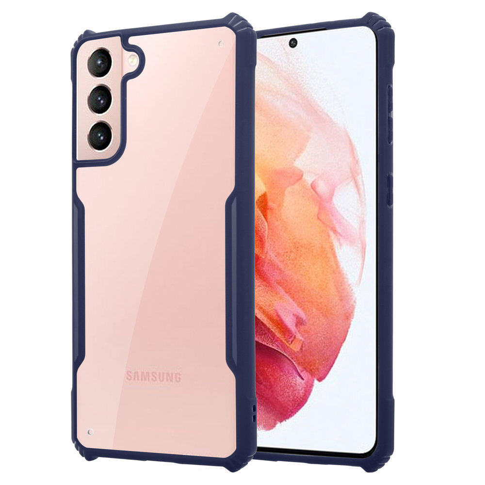 ShieldCase® Shieldcase Samsung Galaxy S21 Bumper Case (blau) ShieldCase® Shieldcase Samsung Galaxy S21 Bumper Case (blau)
