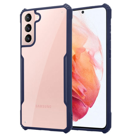 ShieldCase® Shieldcase Samsung Galaxy S21 Bumper Case (blau) ShieldCase® Shieldcase Samsung Galaxy S21 Bumper Case (blau)